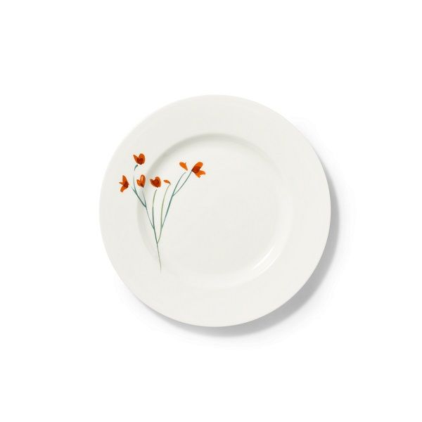 DIBBERN - Impression Red Flower Classic - Ontbijtbord 21cm