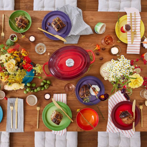 LE CREUSET - Aardewerk - Mini-ramekins 0,10l Regenboog 6-dlg