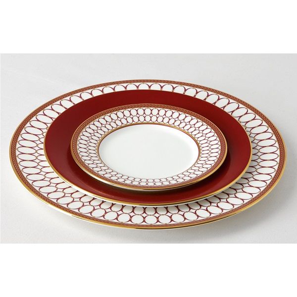 WEDGWOOD - Renaissance Red - Vleesschaal ovaal 35cm