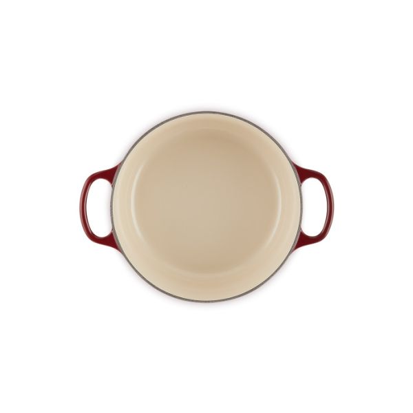 LE CREUSET - Signature - Braadpan rond 22cm 3,30l Garnet