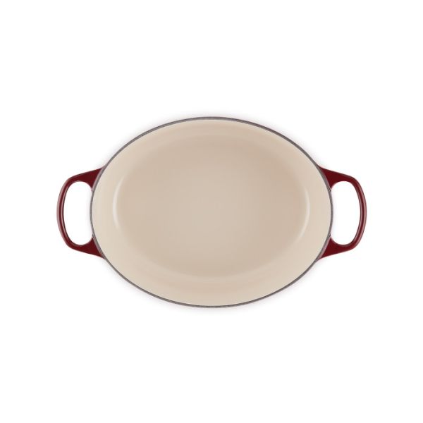 LE CREUSET - Signature - Braadpan ovaal 31cm 6,30l Garnet