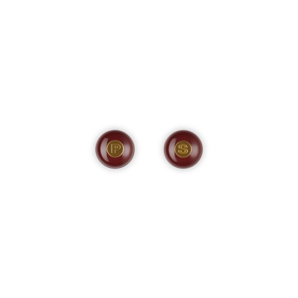 LE CREUSET - Le Moulin - Set van twee mini molens Garnet