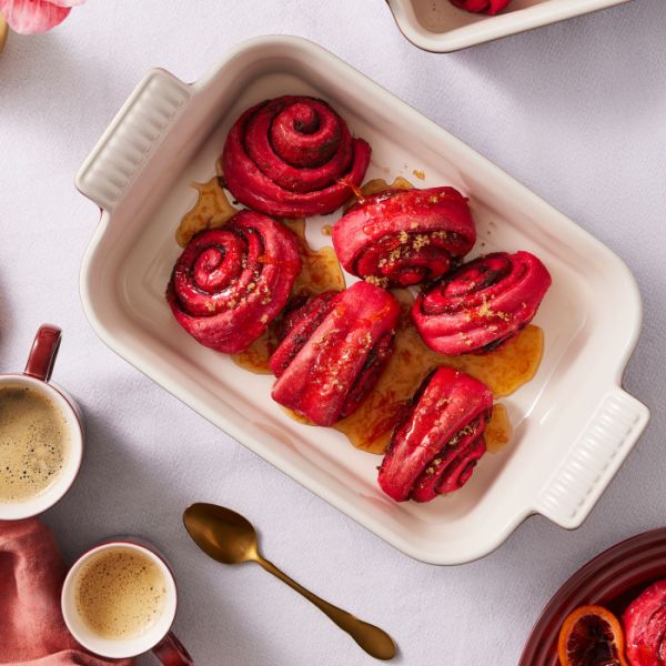 LE CREUSET - Aardewerk - Ovenschaal rechthoekig 26cm 2,30l Garnet