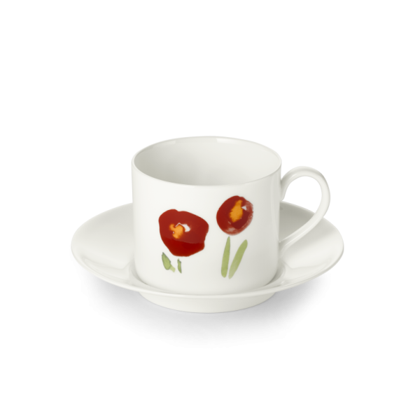 DIBBERN - Impression Red Poppy Conical - Koffie-/theekop 0,25l