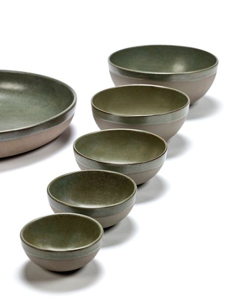 SERAX - Surface - Schaal M 19cm h8 Camogreen