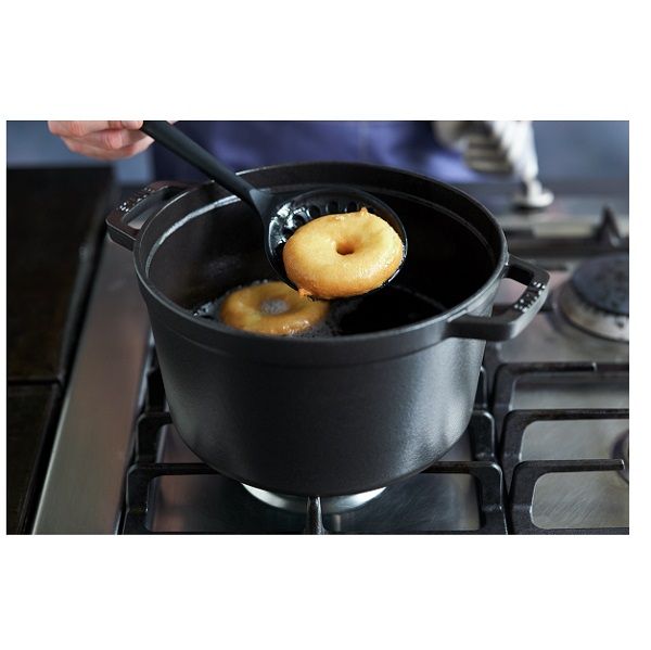 Schuimspaan 31cm zwart