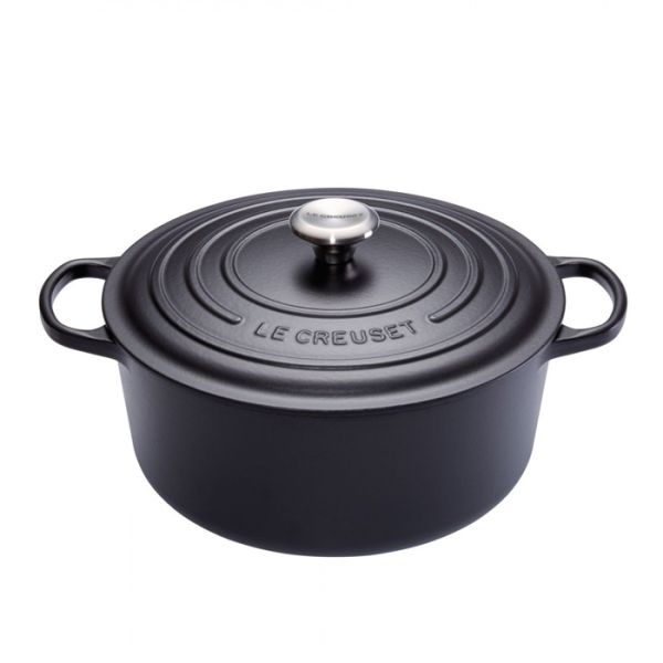 juni Verplicht Keizer LE CREUSET - Signature - Braadpan 18cm Mat Zwart - Servies.nl