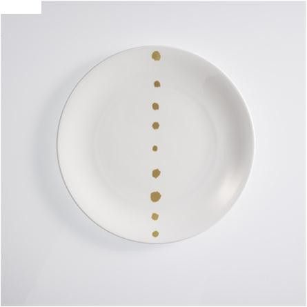 DIBBERN - Golden Pearls Pure - Dinerbord 28cm