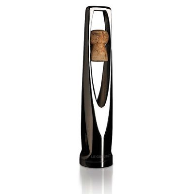 LE CREUSET - Wijnaccessiores - Champagenopener Nikkel Zwart