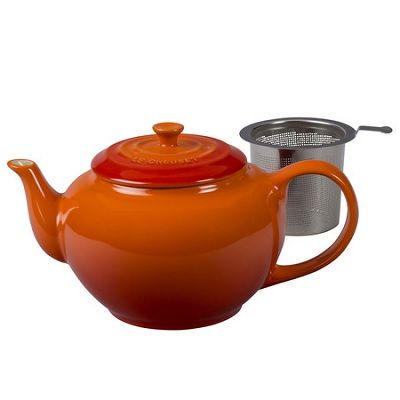 LE CREUSET - Aardewerk - Theepot 1,3l Oranje - Servies.nl