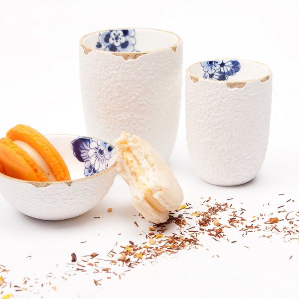 HEINEN - Blauw Bloesem - Yoghurtschaal 11cm h5cm