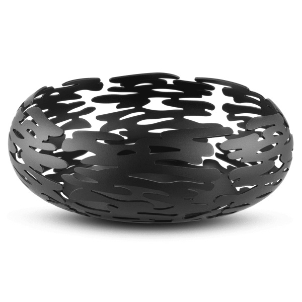 ALESSI - Barknest - Broodmand 21cm zwart