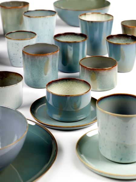 SERAX - Terres de Reves - Beker 0,34l Smokey Blue/Rust