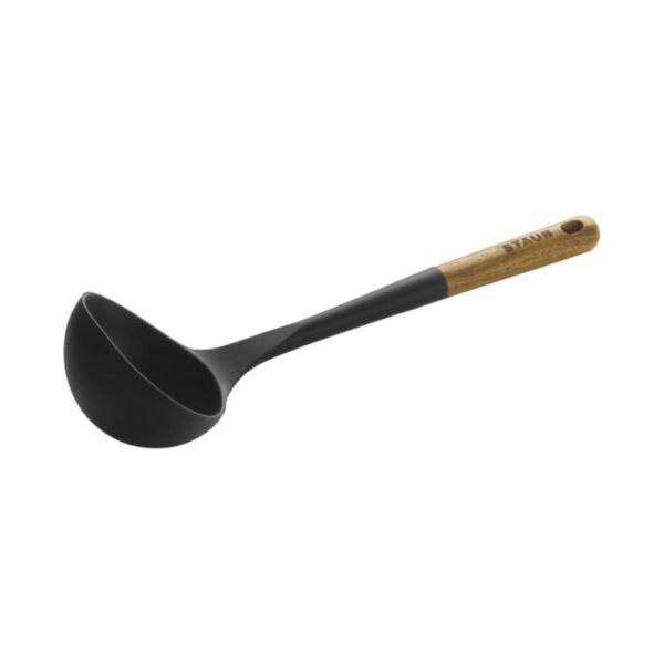 STAUB - Keukenhulpen - Soeplepel 31cm zwart