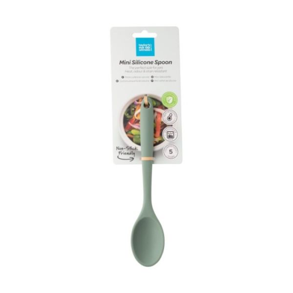 TAYLOR'S EYE WITNESS - Lepel mini 21cm siliconen Sage