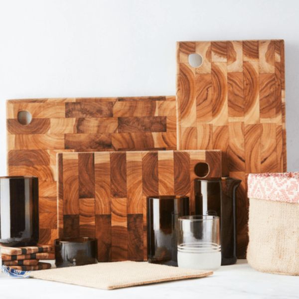 POINT-VIRGULE - Houten Plank - Plank Teakhout 40x30cm
