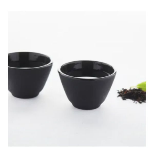 POINT-VIRGULE - Koffie & Thee - Theekopjes gietijzer Set/2 0,12l