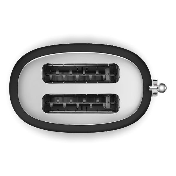 SMEG - Broodrooster - Broodrooster 2x2 Mat Zwart