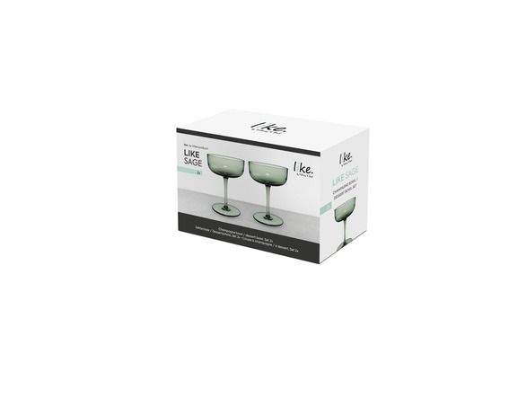 LIKE BY VILLEROY & BOCH - Like Sage - Champagnecoupe 0,19l set/2