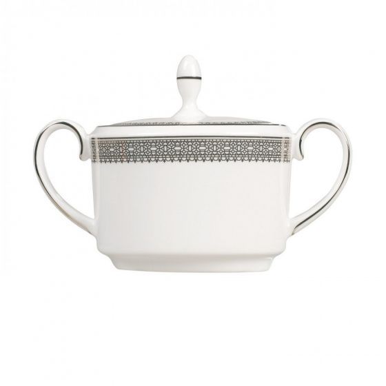WEDGWOOD - Vera Wang Lace Platinum - Suikerpot M/D