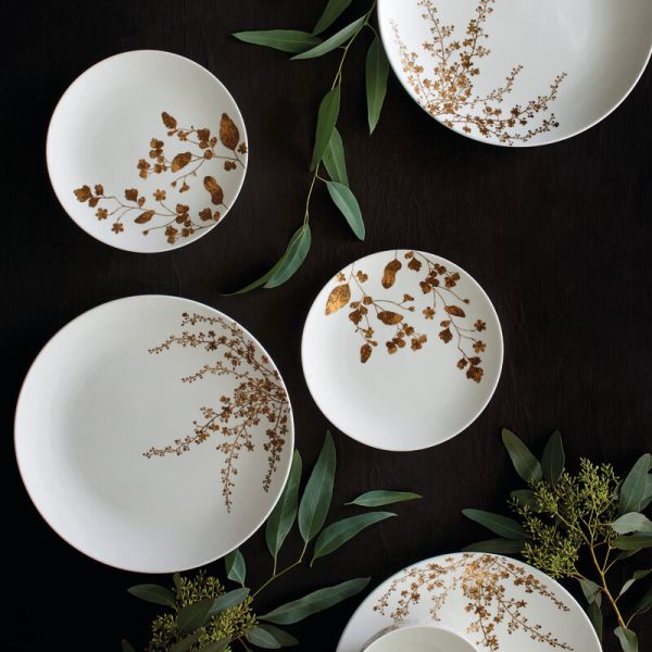 WEDGWOOD - Vera Wang Jardin - Theepot, suikerpot & melkkan