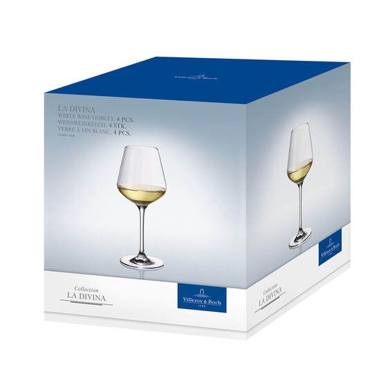 VILLEROY & BOCH - La Divina - Witte wijnglas 0,38l s/4