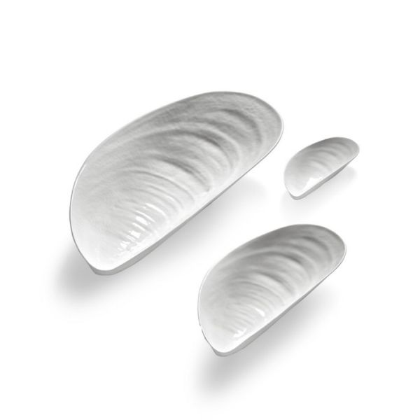 SERAX - Les Objets Mouleversants - Schaal Marcel klein wit 17x7cm