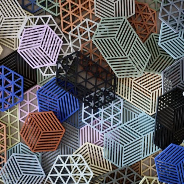 Zone  - Triangles - Onderzetter Matcha Green