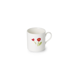 DIBBERN Impression Red Flower Conical Espressokop 0,10l