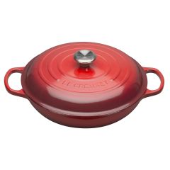 LE CREUSET - Campagnard - Braadpan 30cm 3,50l Kersenrood