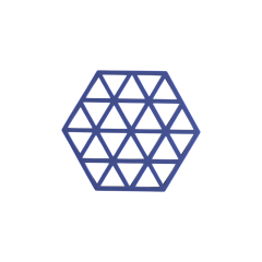 Zone  - Triangles - Onderzetter Indigo