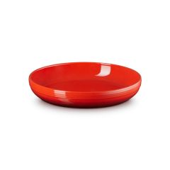 Le Creuset San Francisco Diep bord Coupe 22cm Kersenrood