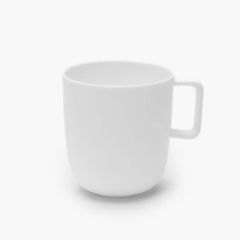 SERAX - Base - Beker met oor 0,35l mat wit