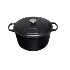 LE CREUSET - Signature - Braadpan hoog zwart 24cm 5,0L
