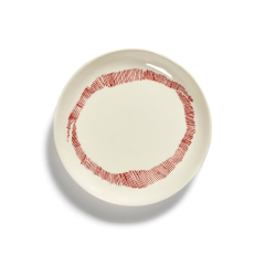 SERAX - Feast by Ottolenghi - Bord XS 16x16cm wit Swirl-Stripes r