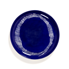 SERAX - Feast by Ottolenghi - Bord M 22x22cm Lapis Lazuli Swirl-S