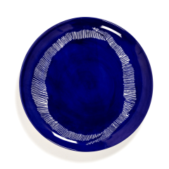SERAX - Feast by Ottolenghi - Bord L 26x26cm Lapis Lazuli Swirl-S