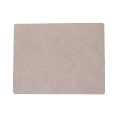 LIND DNA - Dinner Mat Square - Placemat 35x45cm Hippo Warm Grey