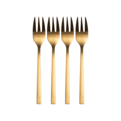 Gusta - Taartvorkjes Goud Set/4