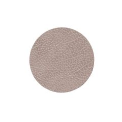 LIND DNA - Glass Mat Circle - Onderzetter 10cm Hippo Warm Grey