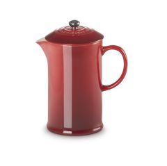 LE CREUSET - Aardewerk - Koffiepot met pers Rood 0,8L