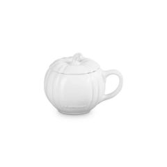LE CREUSET - Halloween - Mok Pompoen met deksel 0,40l Wit