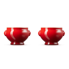 LE CREUSET - Heritage - Soepkom 0,60l Kersenrood