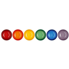 LE CREUSET - Vancouver - Dessertschaaltje 16cm 0,65l New Rainbow 6-dlg