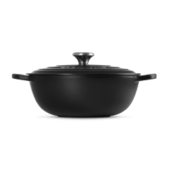 LE CREUSET - Signature - Marmite 28cm 4,90l Matzwart