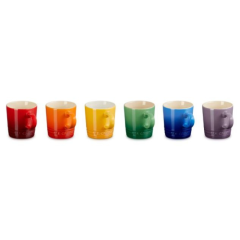LE CREUSET - Vancouver - Espressobeker 0,10l New Rainbow  6-dlg