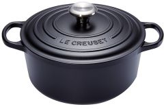 LE CREUSET - Signature - Braadpan 34cm Mat Zwart