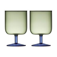 Lyngby Torino wijnglas groen blauw
