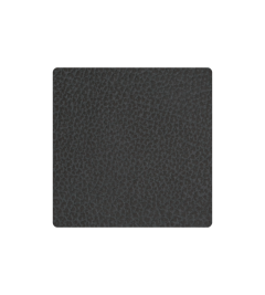 LIND DNA - Glass Mat Square - Onderzetter 10cm Hippo Black-Anthra