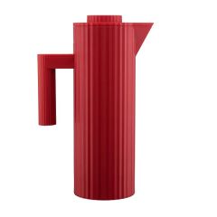 Alessi - Plisse - Thermoskan 1,00l rood h32cm